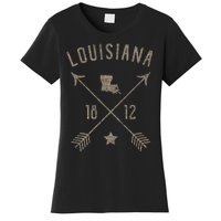 Louisiana Vintage Retro Bohemian Arrows Women's T-Shirt