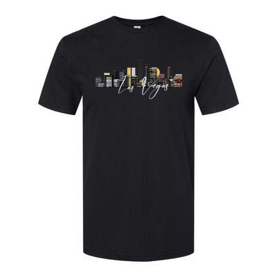 Las Vegas Sin City Tee Nevada State NV Casino Fans Vacation Softstyle CVC T-Shirt