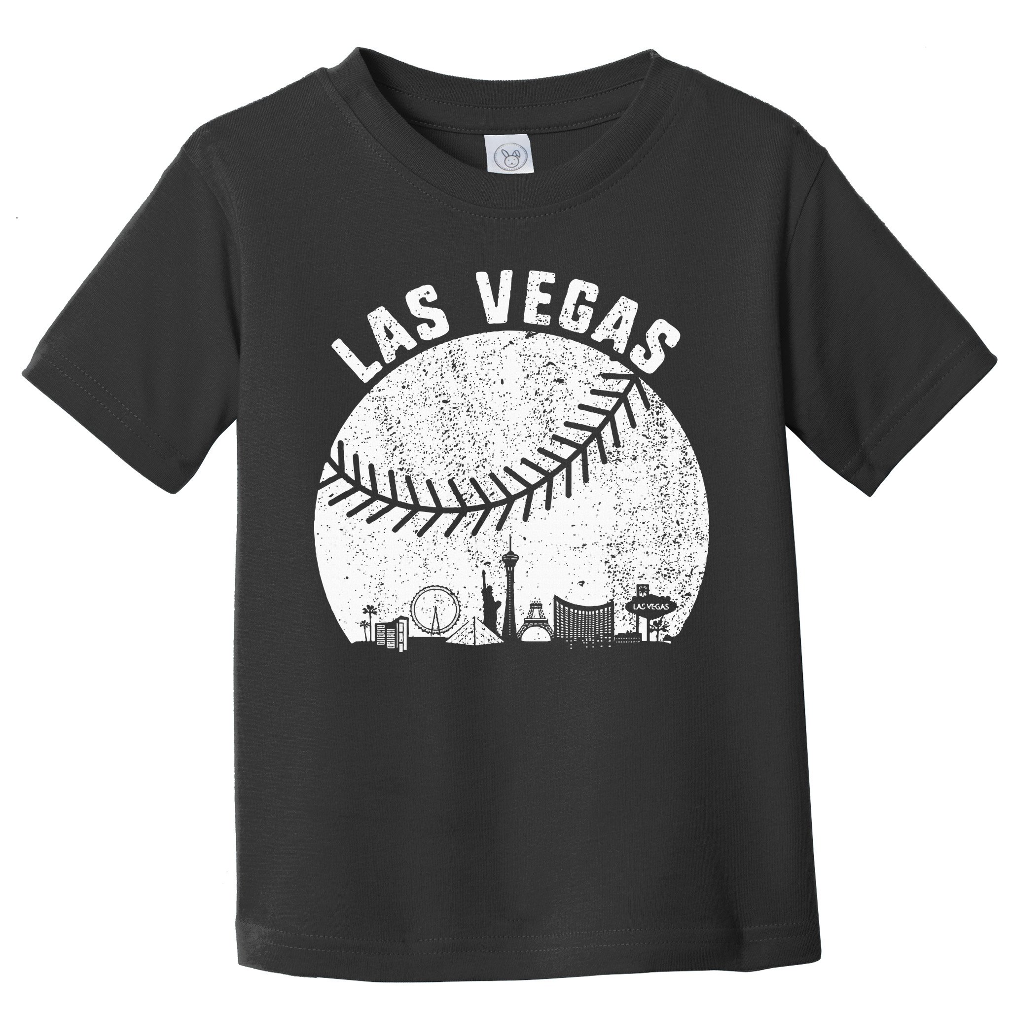 Las Vegas Skyline Baseball Fan Vintage Baseball Las Vegas Toddler T-Shirt