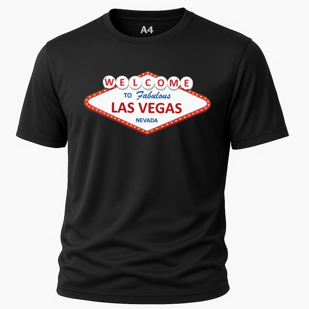 Las Vegas Sign Nevada Aesthetic Cooling Performance Crew T-Shirt
