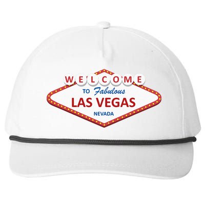 Las Vegas Sign Nevada Aesthetic Snapback Five-Panel Rope Hat