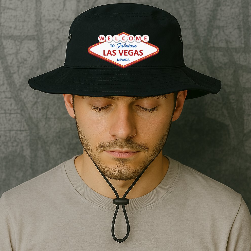 Las Vegas Sign Nevada Aesthetic Bucket Hat