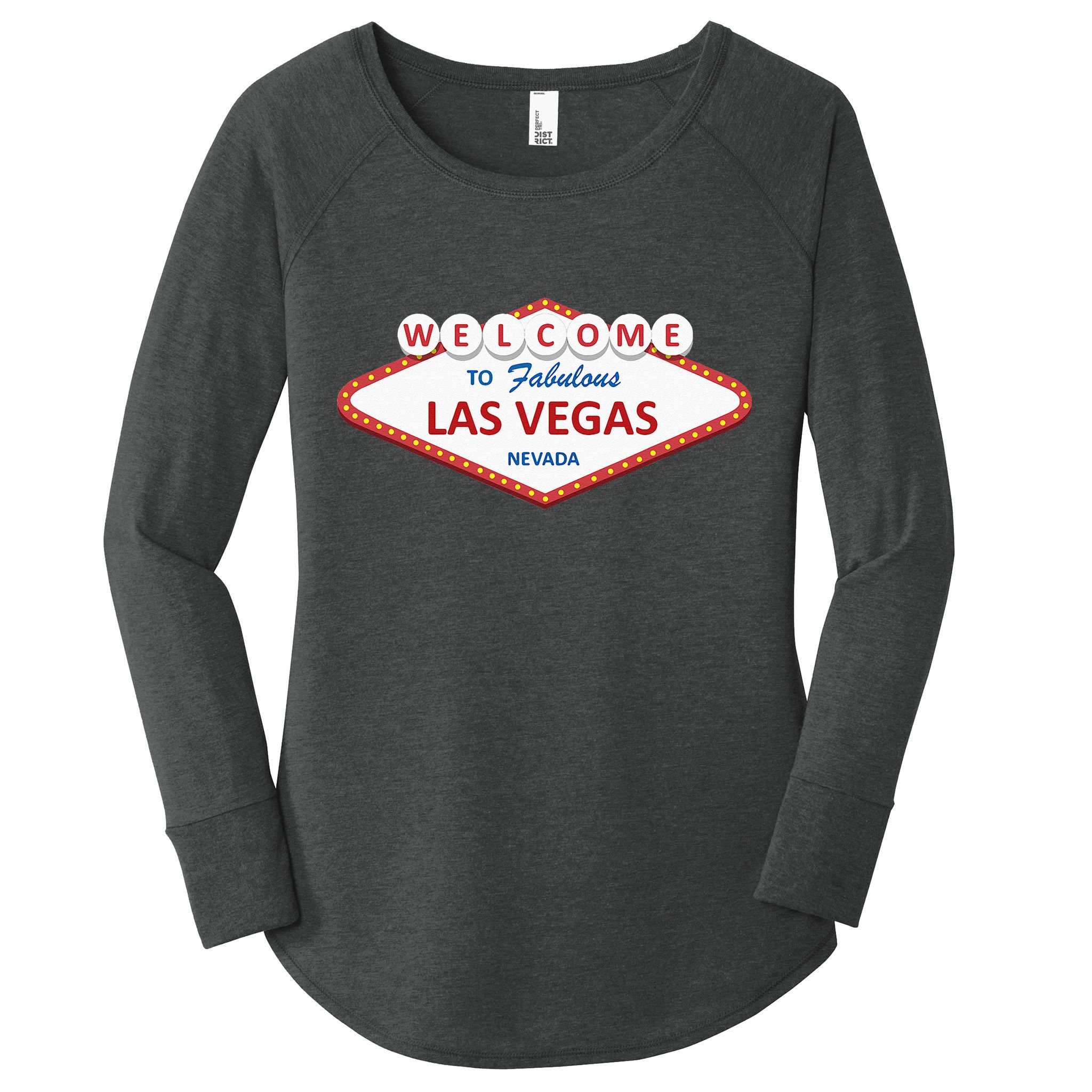 Las Vegas Sign Nevada Aesthetic Women's Perfect Tri Tunic Long Sleeve Shirt
