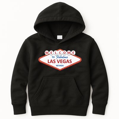 Las Vegas Sign Nevada Aesthetic Kids Hoodie