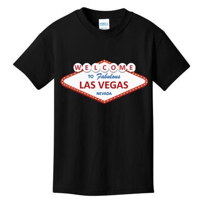 Las Vegas Sign Nevada Aesthetic Kids T-Shirt