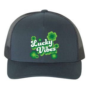 Lucky Vibes St Patricks Day Gift Yupoong Adult 5-Panel Trucker Hat