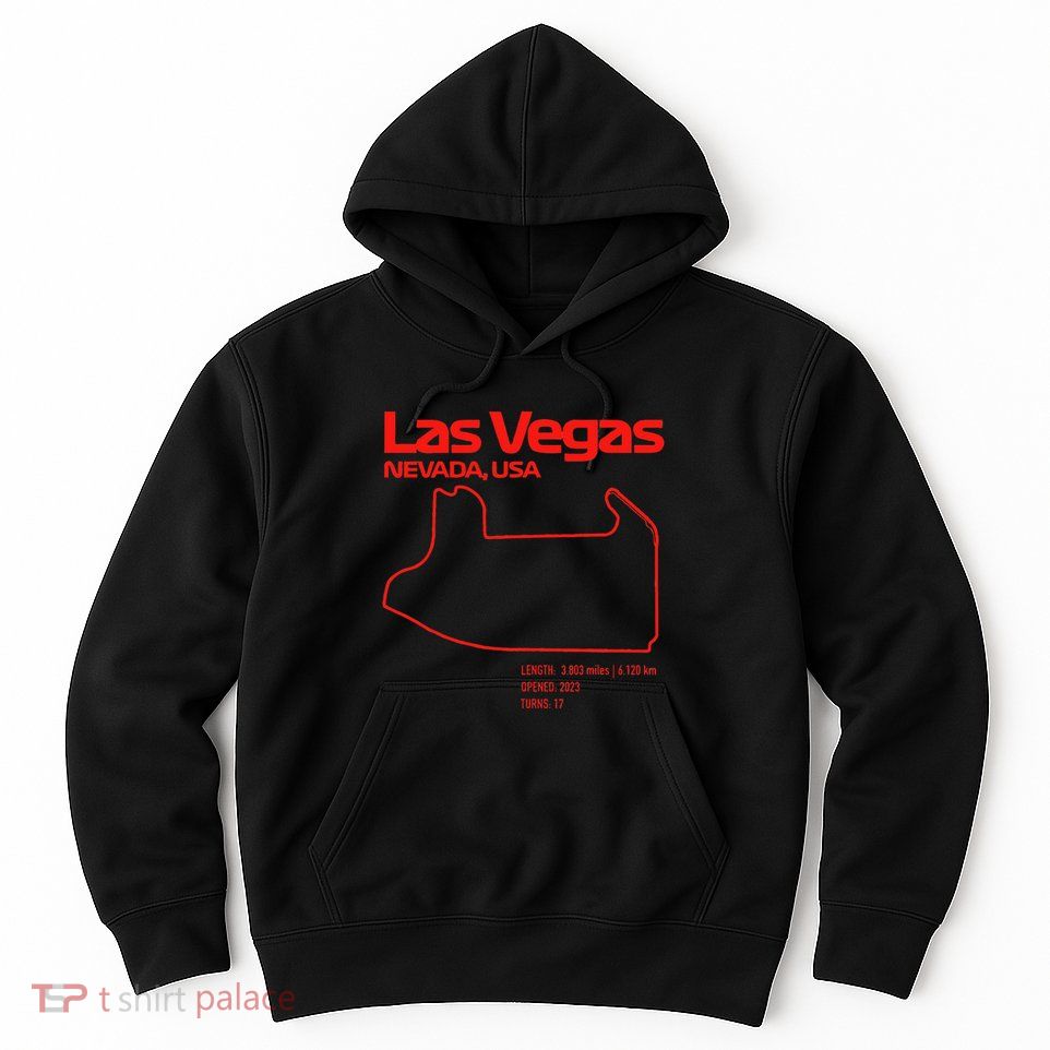 Las Vegas Street Circuit Formula Racing Sport Hoodie