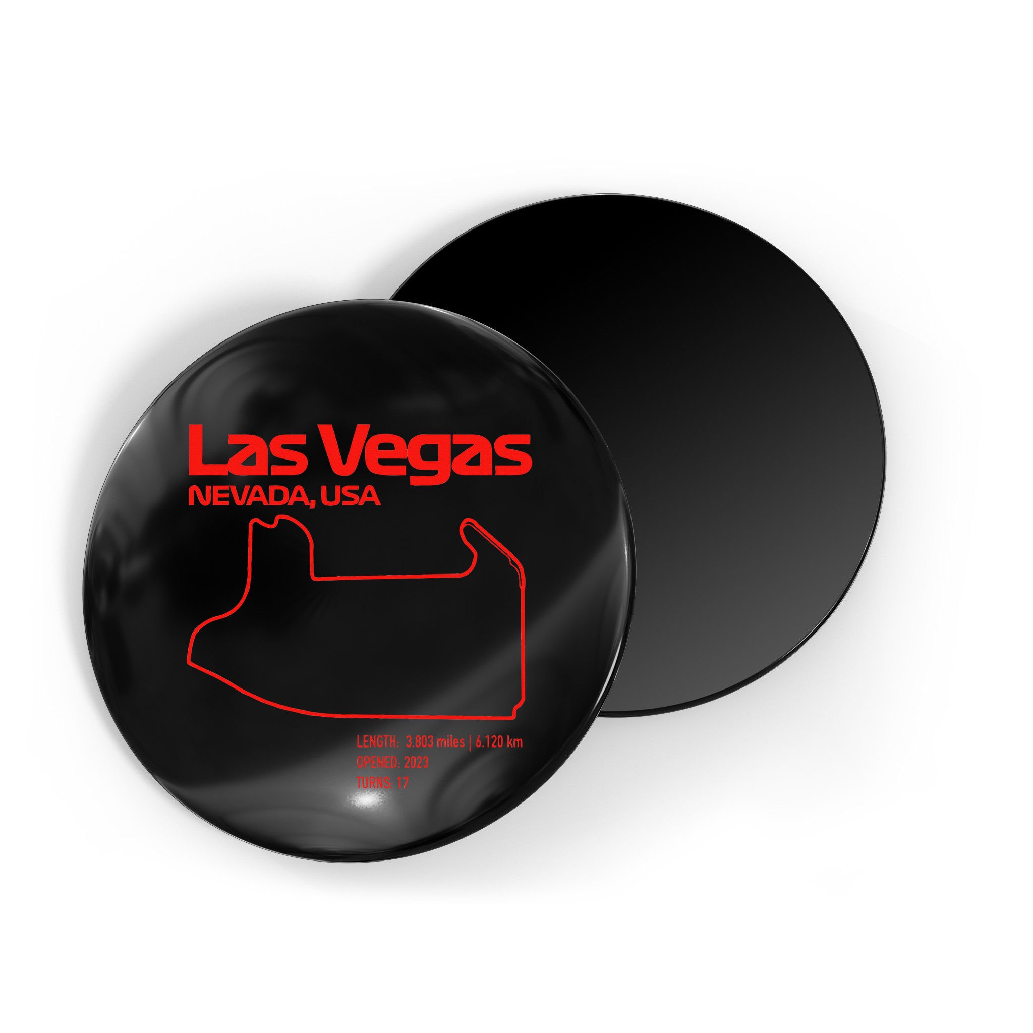 Las Vegas Street Circuit Formula Racing Sport Magnet