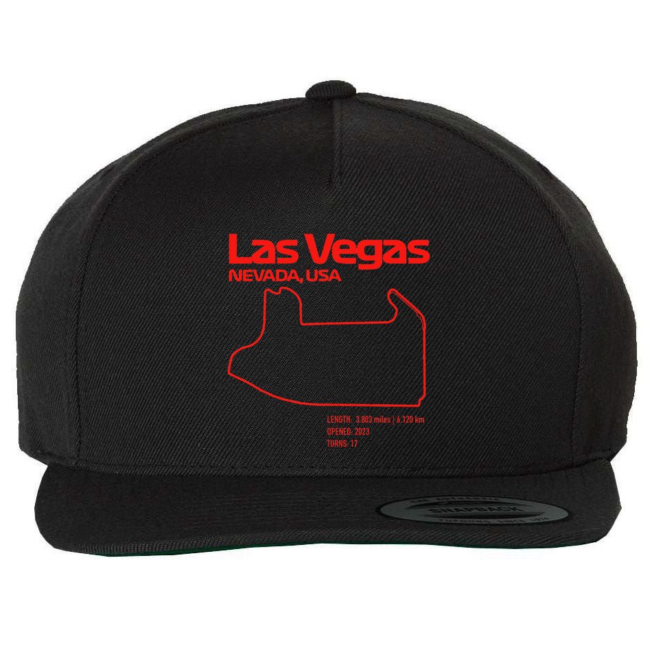 Las Vegas Street Circuit Formula Racing Sport Wool Snapback Cap