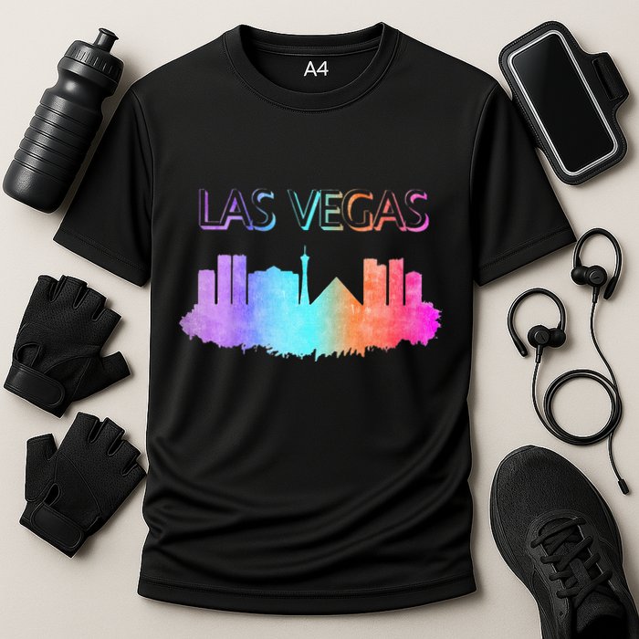 Las Vegas Skyline Cooling Performance Crew T-Shirt