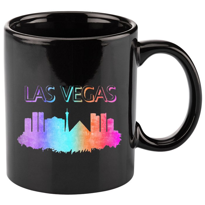 Las Vegas Skyline 11oz C Handle Ceramic Mug