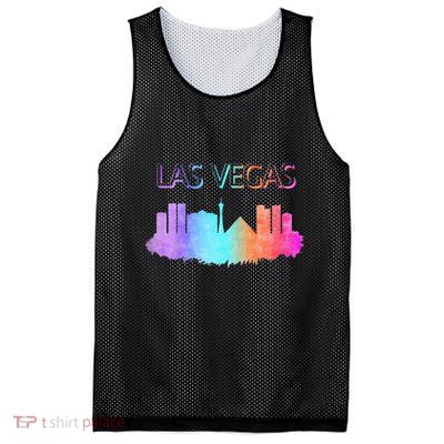 Las Vegas Skyline Mesh Reversible Basketball Jersey Tank