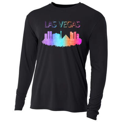 Las Vegas Skyline Cooling Performance Long Sleeve Crew