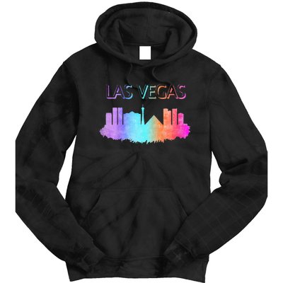 Las Vegas Skyline Tie Dye Hoodie