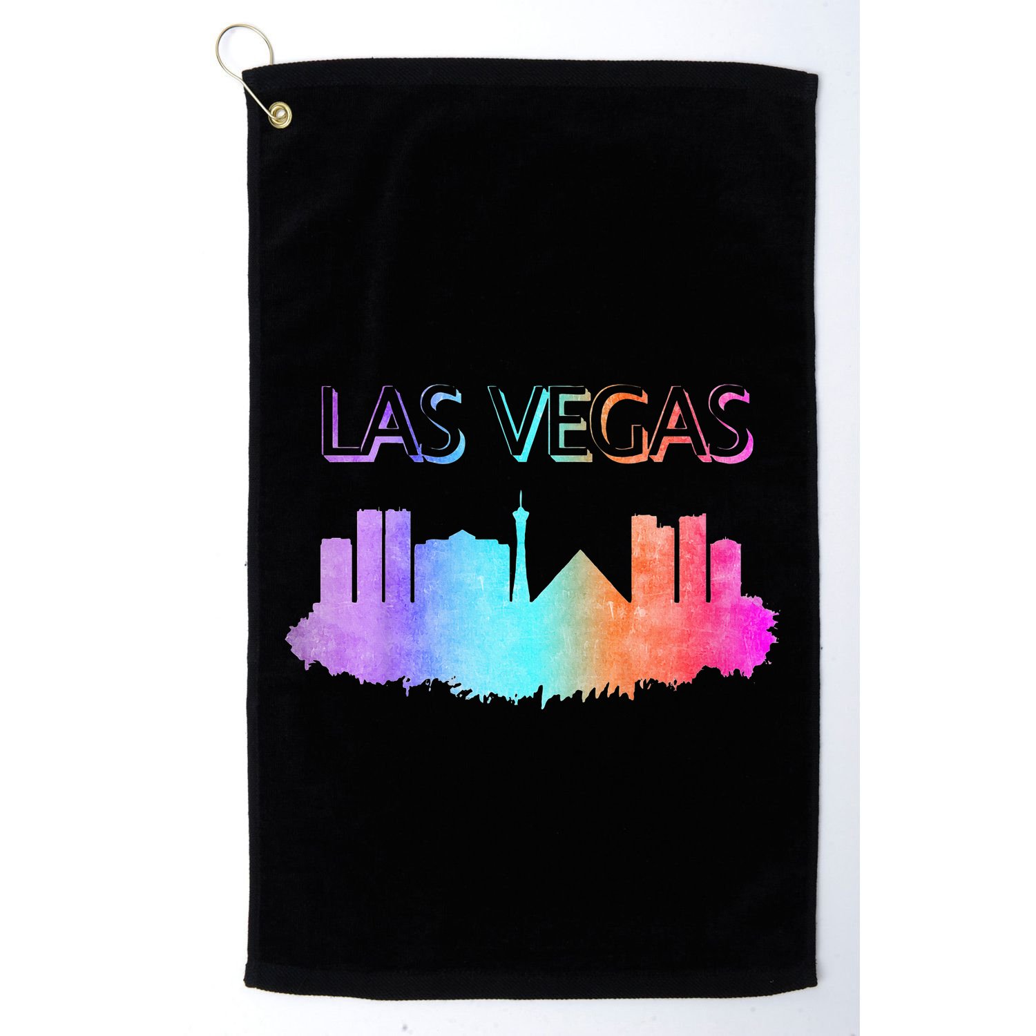 Las Vegas Skyline Golf Towel