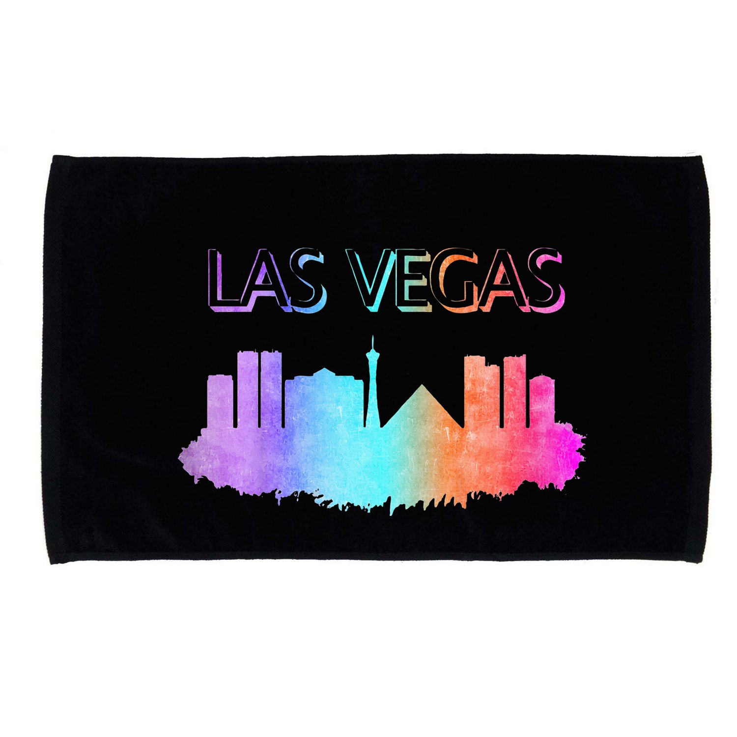Las Vegas Skyline Microfiber Hand Towel