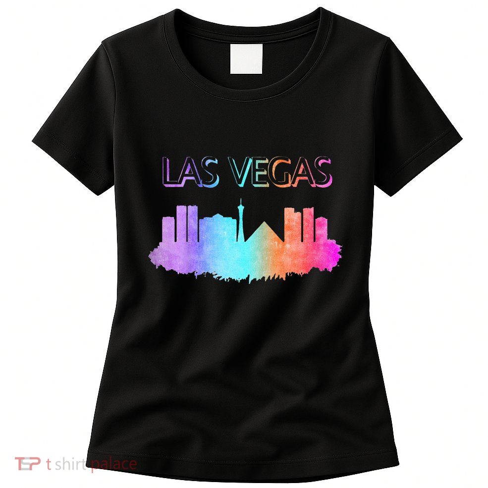 Las Vegas Skyline Womens T-Shirt