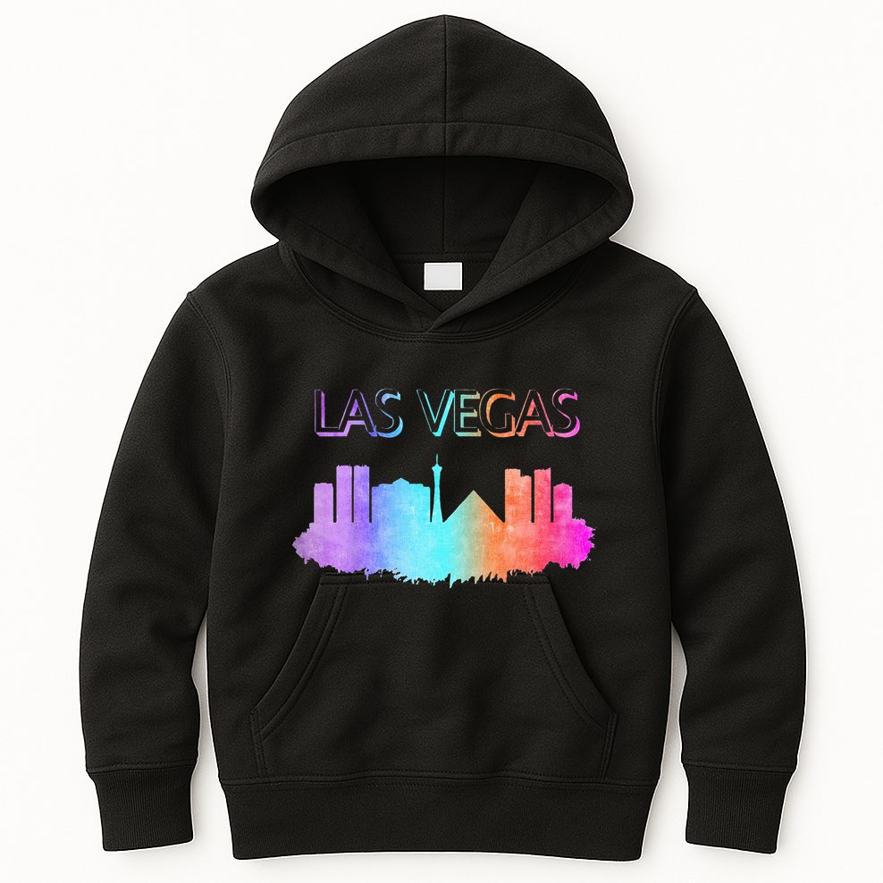 Las Vegas Skyline Kids Hoodie