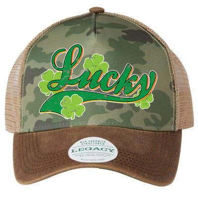 Lucky Vintage St Patrick's Day Legacy Tie Dye Trucker Hat