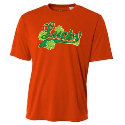 Lucky Vintage St Patrick's Day Cooling Performance Crew T-Shirt