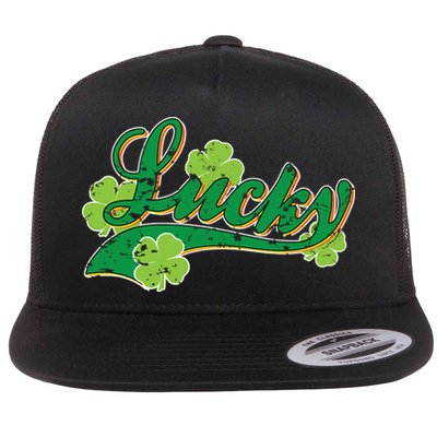 Lucky Vintage St Patrick's Day Flatbill Hat