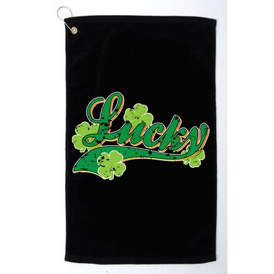 Lucky Vintage St Patrick's Day Golf Towel