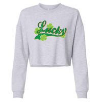 Lucky Vintage St Patrick's Day Cropped Pullover Crew