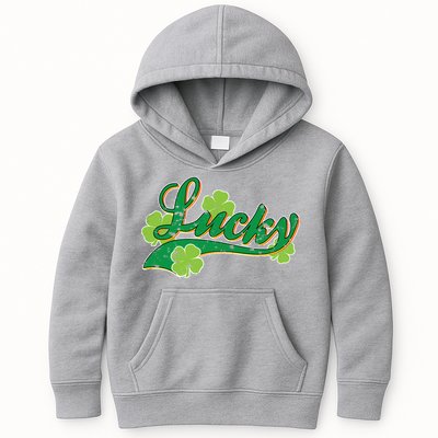 Lucky Vintage St Patrick's Day Kids Hoodie