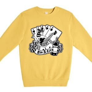 Las Vegas Sin City Premium Crewneck Sweatshirt