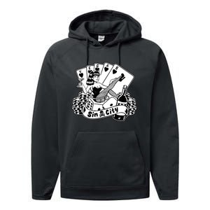 Las Vegas Sin City Performance Fleece Hoodie