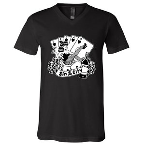 Las Vegas Sin City V-Neck T-Shirt