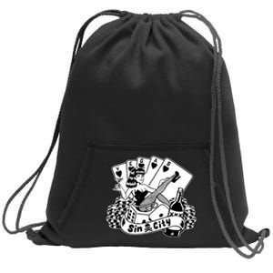 Las Vegas Sin City Sweatshirt Cinch Pack Bag