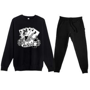 Las Vegas Sin City Premium Crewneck Sweatsuit Set