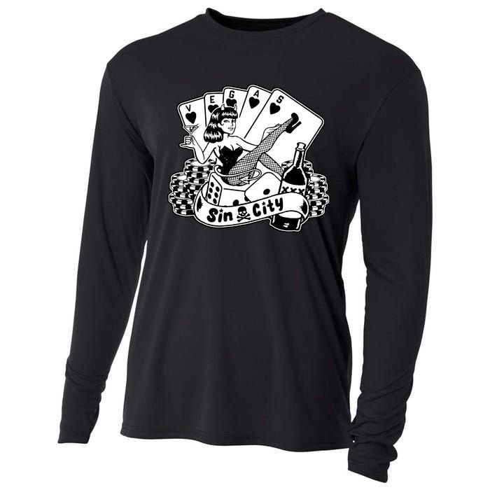 Las Vegas Sin City Cooling Performance Long Sleeve Crew