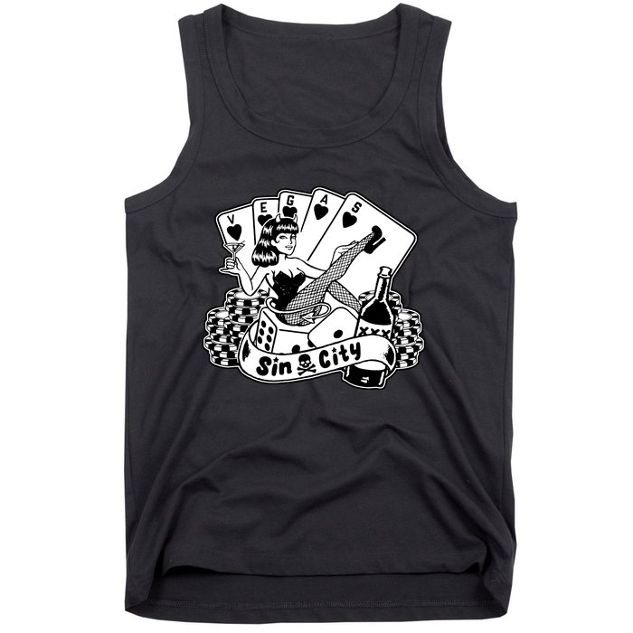 Las Vegas Sin City Tank Top