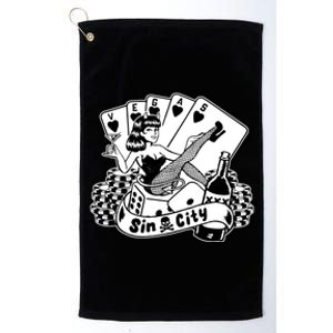 Las Vegas Sin City Platinum Collection Golf Towel