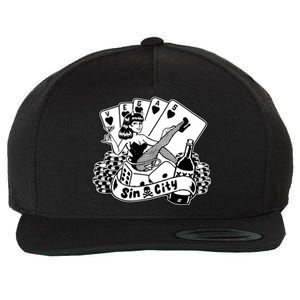 Las Vegas Sin City Wool Snapback Cap