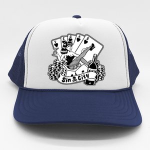 Las Vegas Sin City Trucker Hat