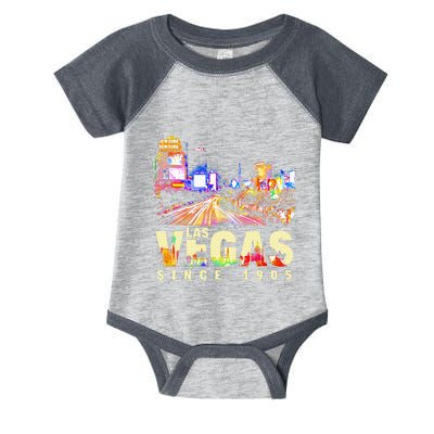 Las Vegas Since 1905 Trip Travel Infant Baby Jersey Bodysuit