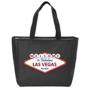 Las Vegas Sign Nevada Aesthetic Zip Tote Bag