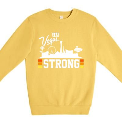 Las Vegas Strong Premium Crewneck Sweatshirt