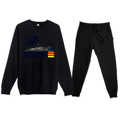 Las Vegas Strong Premium Crewneck Sweatsuit Set