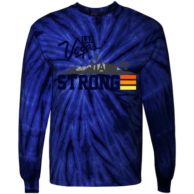 Las Vegas Strong Tie-Dye Long Sleeve Shirt