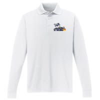 Las Vegas Strong Performance Long Sleeve Polo