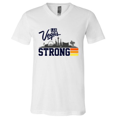 Las Vegas Strong V-Neck T-Shirt