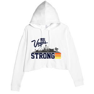 Las Vegas Strong Crop Fleece Hoodie