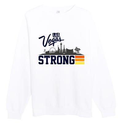 Las Vegas Strong Premium Crewneck Sweatshirt