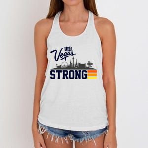 Las Vegas Strong Women's Knotted Racerback Tank