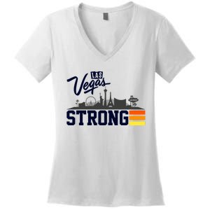 Las Vegas Strong Women's V-Neck T-Shirt