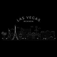 Las Vegas Skyline NV Pride Vintage Las Vegas Nevada Bag